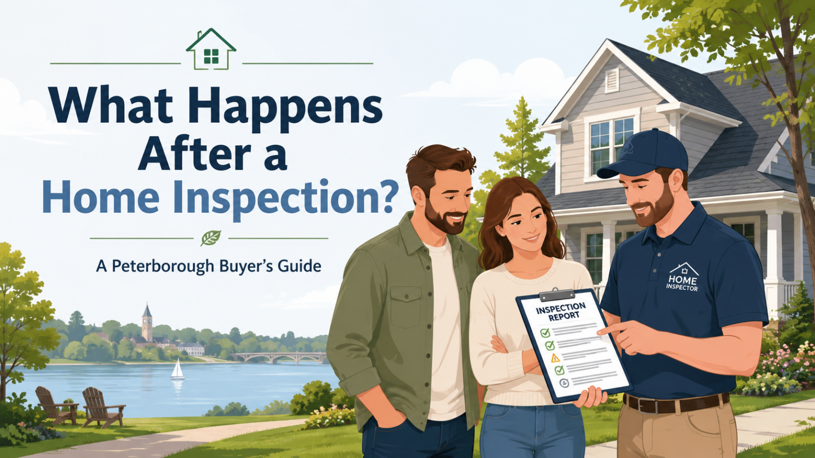 What Happens After a Home Inspection - A Peterborough buyer's guide infographic, Frank Rosso RE/MAX Hallmark Eastern